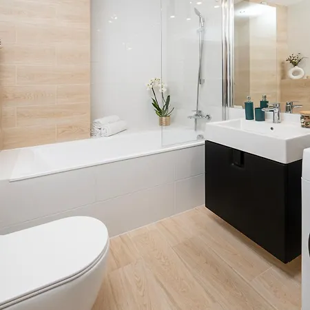 Apartament Manufaktura - Prestiż Z Garażem Podziemnym I Dwoma łazienkami