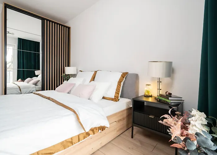 شقة Manufaktura - Prestiz Z Garazem Podziemnym I Dwoma Lazienkami وودج