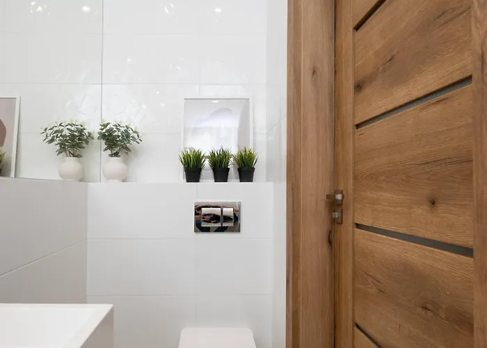 Manufaktura - Prestiz Z Garazem Podziemnym I Dwoma Lazienkami Διαμέρισμα Λοτζ