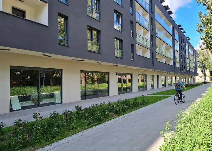 Manufaktura - Prestiz Z Garazem Podziemnym I Dwoma Lazienkami شقة