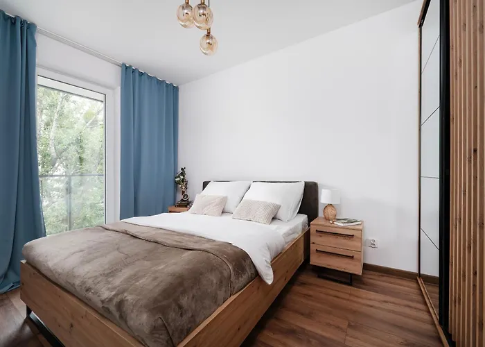 Manufaktura - Prestiz Z Garazem Podziemnym I Dwoma Lazienkami شقة وودج