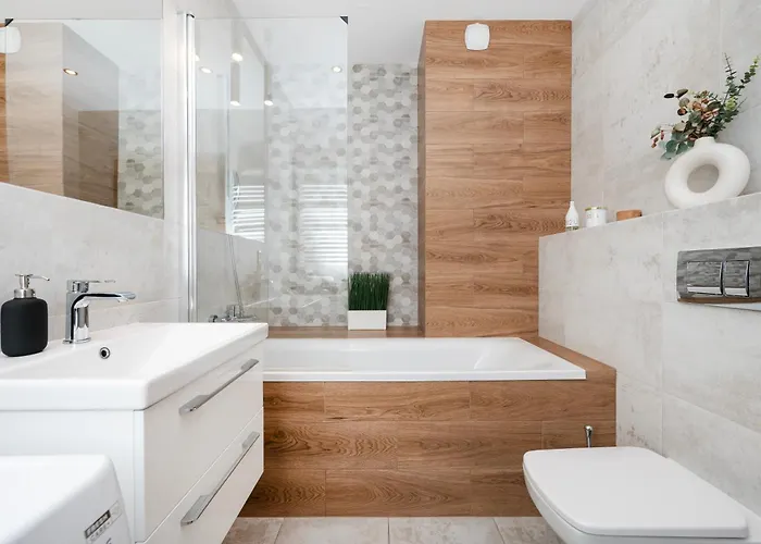 Manufaktura - Prestiz Z Garazem Podziemnym I Dwoma Lazienkami Διαμέρισμα Λοτζ