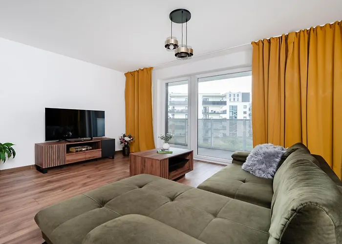 Manufaktura - Prestiz Z Garazem Podziemnym I Dwoma Lazienkami وودج